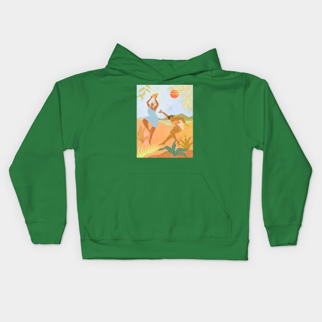 Island Fever Kids Hoodie by Arty Guava